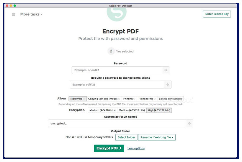 free pdf encryption software for mac