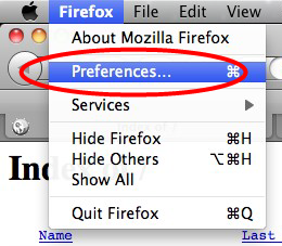 firefox for mac blocking sites